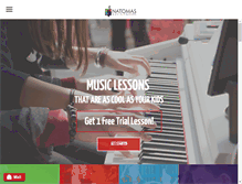 Tablet Screenshot of natomasmusicsquare.com